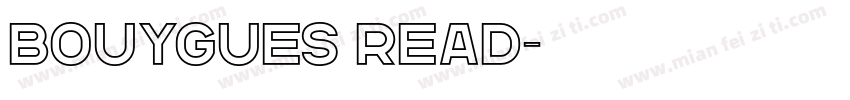 Bouygues Read字体转换